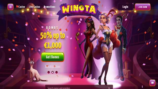 Winota casino screenshot